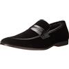 Steve Madden Uomo Crescent Penny Loafer, Black Velvet, 41 EU