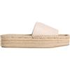 Calvin Klein Flatf ESPA Mule Lth MG Hw0hw03027 Espadrillas PiatteDonna
