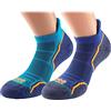 1000 Mile Run Single Layer Socklet Women's Socks (Twin Pack) - SS25