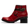 Fly London P145306003 CIDY306FLY Stivale alla Moda Donna, Rosso, 35 EU