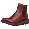 Fly London P143195004 SALV195FLY Stivale alla Moda Donna, Rosso, 35 EU