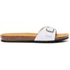 Dr. Scholl's Scholl Didier, Sandali Uomo, 1 cinturino, Bianco, 39 EU
