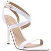 Michael Kors 40S3ASHS1L-085 ASHA HEELED SANDAL Donna, OPTIC WHITE EU 37