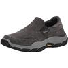 Skechers, Respected Fallston, Scarpe da Uomo, Carbone, 8 X-Wide