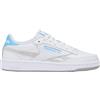 Reebok Club C Revenge, Scarpe da Ginnastica, FTWRWHITE/BARELYGREY/SEMIFUTURECYAN, 36.5 EU