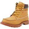 CAT Stivali da uomo CAT Footwear (Caterpillar) Colorado Moc Toe, realizzati in pelle pieno fiore, soletta resistente e ammortizzata in schiuma flessibili (Honey Reset) (7)
