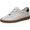 CAPRICE Sneaker Basse da Donna, Bianco (White/Black), 38 EU