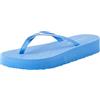 Tommy Hilfiger Flip Flops Donna Beach Sandal Scarpe da Mare, Blu (Blue Spell), 37