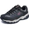 Skechers Afterburn Memory Foam Lace-up Sneaker, Mocassino da Uomo, Nero, 40 EU