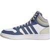 Adidas Hoops 3.0 Mid Lifestyle Basketball Classic Vintage Shoes, Sneaker Uomo, Ftwr White Preloved Blue Putty Grey, 36 2/3 EU