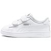 PUMA Unisex Baby Puma Smash v2 L V Inf Sneakers, Puma White-Puma White, 22 EU