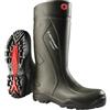 DUNLOP Protective Footwear, D760933, Purofort+ Full, Verde Scuro/Rosso, Taglia 42 EU