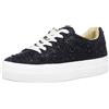 Betsey Johnson Sidny, Sneaker da donna, nero, 37.5 EU