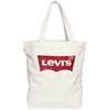 Levi's Women's Batwing Tote, Senza chiusura, Tela, Donna, Beige (Écru), 30x14x39 centimeters (W x H x L)