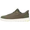 Geox U FLEXTRIDE Plus C Sneaker, LT Olive, 43 EU