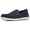 Clarks Flexway Step, Mocassino Uomo, Camoscio Blu Navy, 41.5 EU