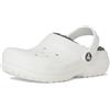 Crocs Classic Lined Clog K Unisex - Bambini e ragazzi, White/Grey, 28/29 EU