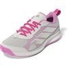 Adidas Donna Avaflash Low Tennis Shoes, Core White/Silver Met./Lucid Pink, 44 EU