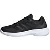 adidas Donna Gamecourt 2.0 Tennis Shoes, Core Black/Core Black/Silver, 38 2/3 EU