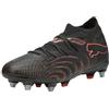 PUMA Scarpe da Calcio Unisex Future 9 Match MXSG, Nero-Rosso incandescente, Grigio Forte, 40, Puma Nero Rosso Brillante Grigio Forte, 44 EU