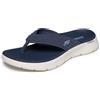Skechers Sandali Piatti da Donna Go Walk Flex Holly, Blu Navy, 42 EU