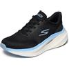 Skechers Women's Max Cushioning Arch Fit Roslyn Sneaker, Black/Blue, 8