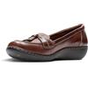 Clarks Ashland Bubble, Mocassino Donna, Braunes Leder, 41.5 EU Stretta