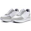 Kappa - Sneakers Bassa, Donna, Bianco, Poliuretano, Fitness. Logo Geena 3, Taglia: 38