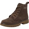 Calvin Klein Uomo Stivali Mezza Gamba Eva Boot Mid Lace Up Iconic con Lacci, Marrone (Triple Slate Black), 46