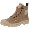 Palladium Pampa Hi Zip Wool, Stivali alla Moda Donna, Dear Brown Safari, 35 EU