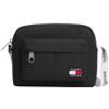 Tommy Jeans Donna Borsa a Tracolla Daily Crossover con Tasca Esterna, Nero (Black), Taglia Unica