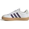adidas Unisex - Bambini e Ragazzi VL Court 3.0 Kids Shoes, Ftwr White/Violet/Gum 3, 34 EU