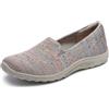 Skechers Women's Reggae Fest-Wicker-Engineered Knit Twin Gore Slip on (Willows) Loafer Flat