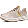 ARA Sapporo, Scarpe da Ginnastica Donna, Sand Limoncello Bianco Biscuit Shell, 35 EU Larga