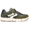 Geox J FLEXYPER Boy B Sneaker, Military/Navy, 35 EU