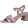CAPRICE Sandali da donna con tacco in pelle da cerimonia, Lilla (Lavender Nappa), 36 EU