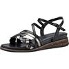 Tamaris Sandalette 1-1-28250-20, Pettine nero, 37 EU
