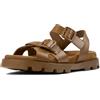 Camper Brutus Sandal K201768, Ballerine Donna, Marrone medio 004, 38 EU