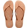 Havaianas Slim Gloss Donna FlipFlop Beige 33 EU