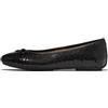 Fitflop Delicato Sequin Ballet Flats, Ballerine Donna, Nero, 40 EU Stretta