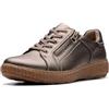 Clarks Sneaker Caroline Janna Donna, Bronzo Metallizzato, 37.5 EU