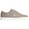 Calvin Klein Donna Sneakers in Tela Low PRO in Tela di Cotone, Marrone (Desert Taupe/Marshmallow), 39