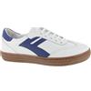Andrea Conti Damen Low Top Sneaker Freya, Scarpe da Ginnastica Donna, Bianco Blu astrale, 40 EU