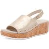ARA Rimini, Sandali Donna, Sabbia Shell Naturale, 39 EU
