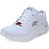 Skechers Arch Fit 2.0-Big League Scarpe da ginnasticaDonna | Glide Step Air Cooled Memory Foam No Tie Fit e suola di trazione flessibile