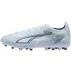 PUMA Scarpe da Calcio Unisex Ultra 6 Match MG, Gioiello Blu Icy Bianco-Blu, 42, Icy Blue PUMA Bianco Blu Gioiello, 45 EU