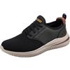 Skechers Delson 3.0 Mooney, Sneaker Uomo, Nero, 47.5 EU