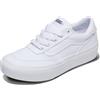 Vans Brooklyn LS Platform, Scarpe da Ginnastica Donna, White And White, 37 EU