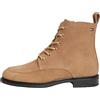Tommy Hilfiger Stivale Stringato Camoscio Bandiera Smalto Donna Fw0fw09681Low Stivali, Tela Safari Khaki, 42 EU