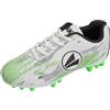 JAKO J-SFG Stepover, Scarpe da Calcio Unisex-Bambini, White Neon Green, 30 EU